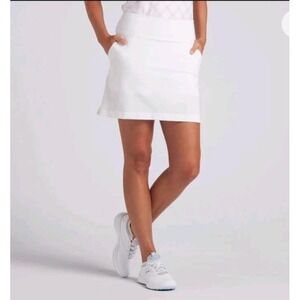 Puma Enjoy Golf White Skort Large L Tennis Pickleball Skirt